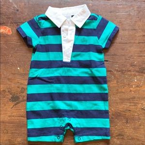 Gymboree polo onesie shirt outfit